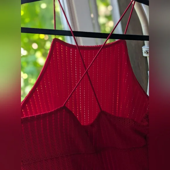 Twik Red Sleeveless Dress - Picture 2 of 4